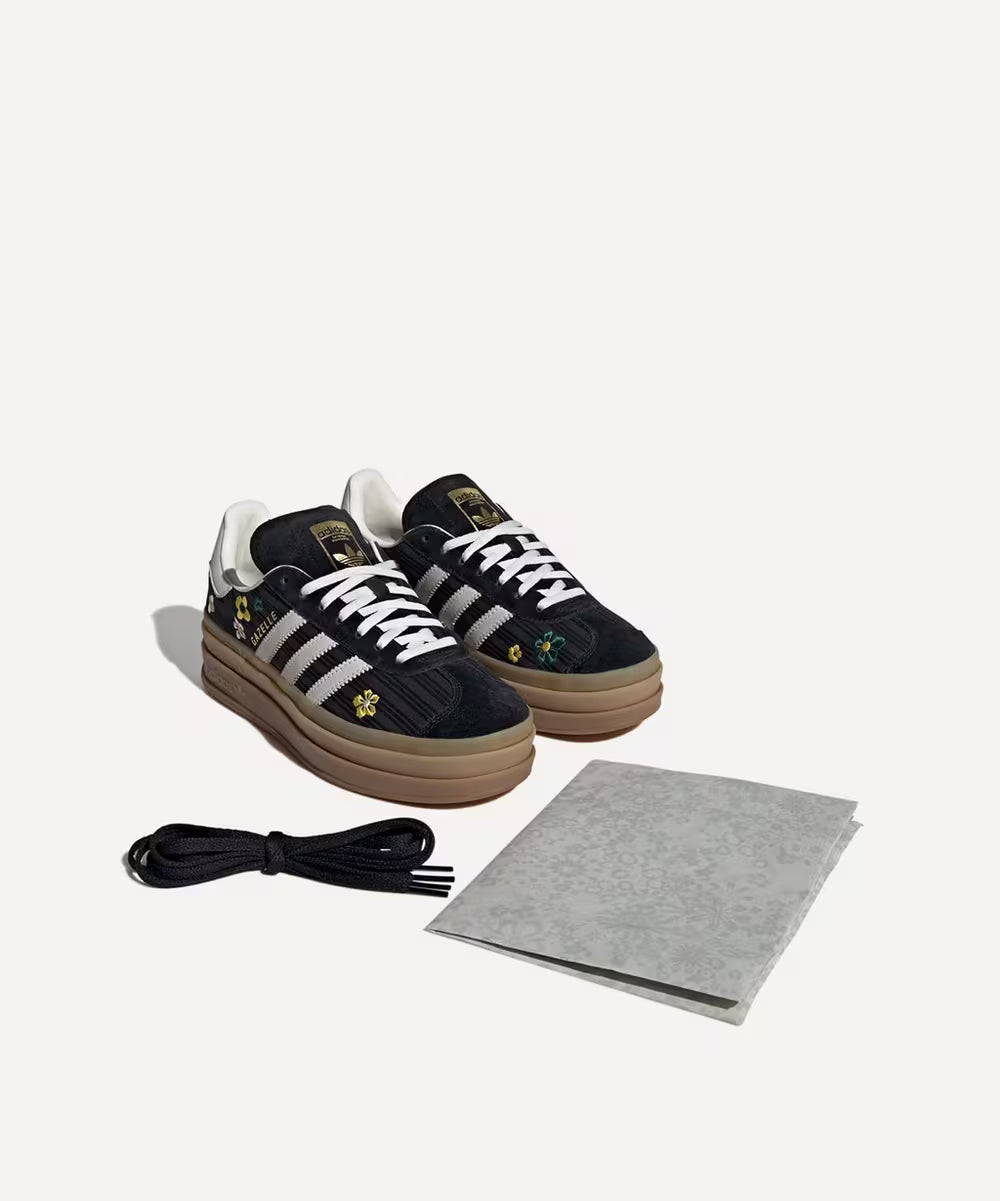 Adidas Gazelle Bold x Liberty London – Sort
