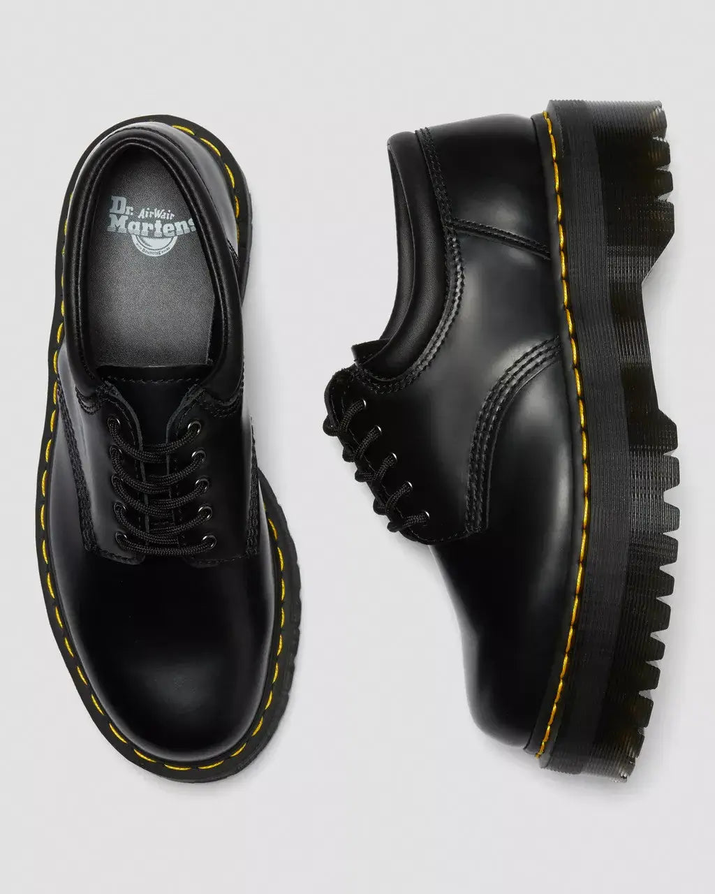 Dr. Martens 8053 lædersko med platformssål