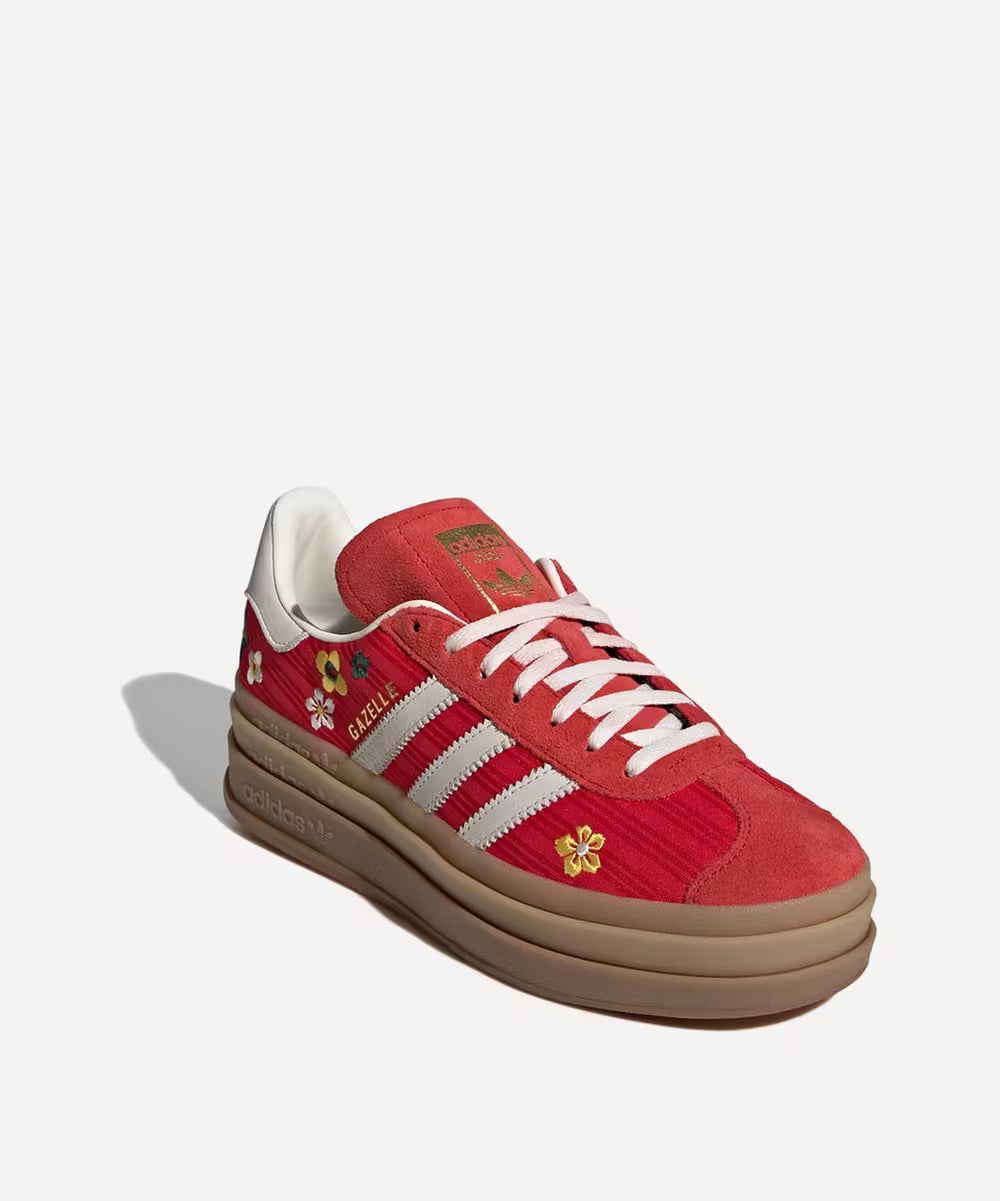Adidas Gazelle Bold x Liberty London – Rød
