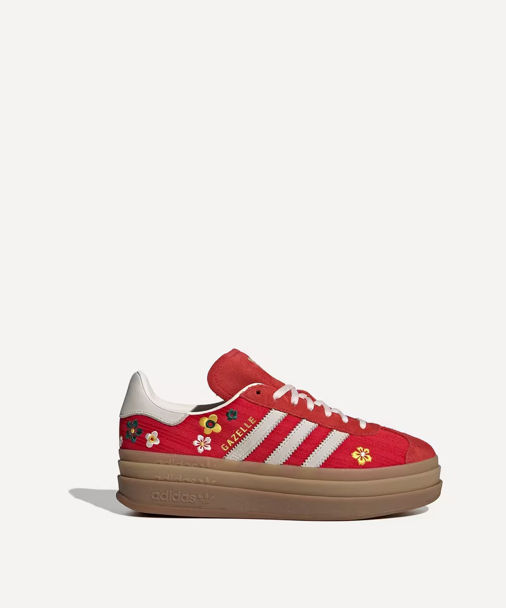 Adidas Gazelle Bold x Liberty London – Rød