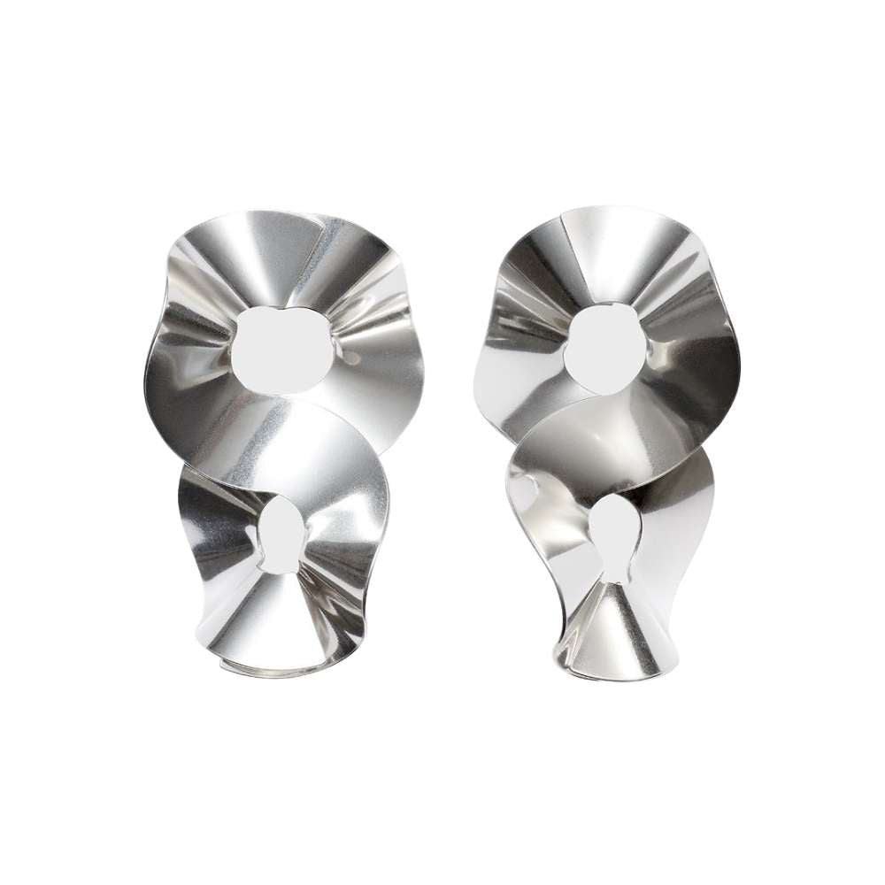 Kalevala Alluring earrings big, silver, Kalevala Modern